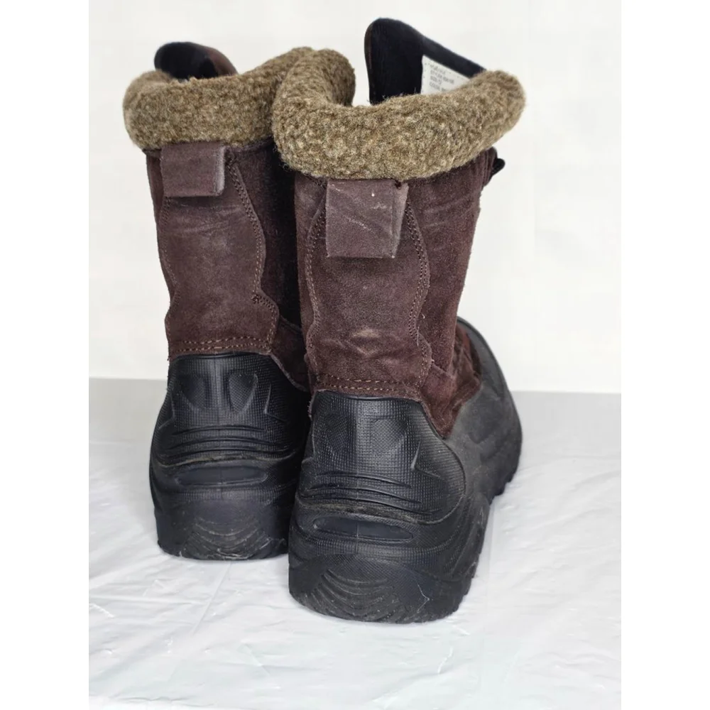 Men's Itasca Brown & Black Rain & Snow Boots Size 12